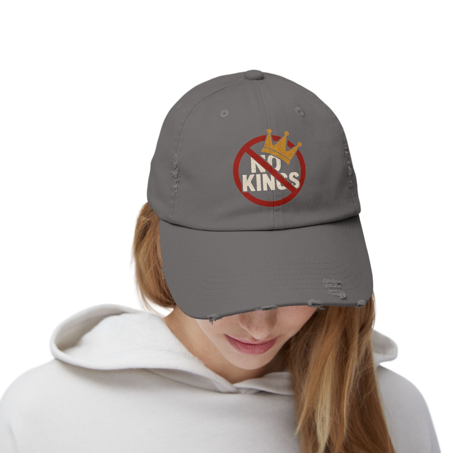 No Kings Distressed Cap