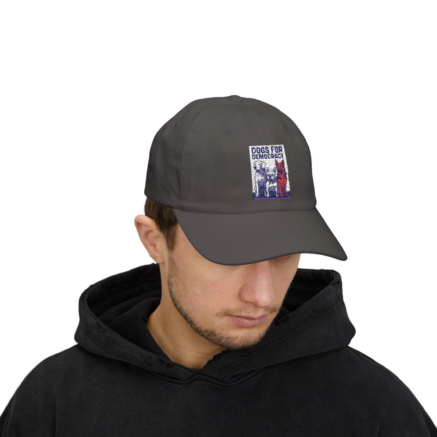 Dogs For Democracy Logo Baseball Cap (3 colors)