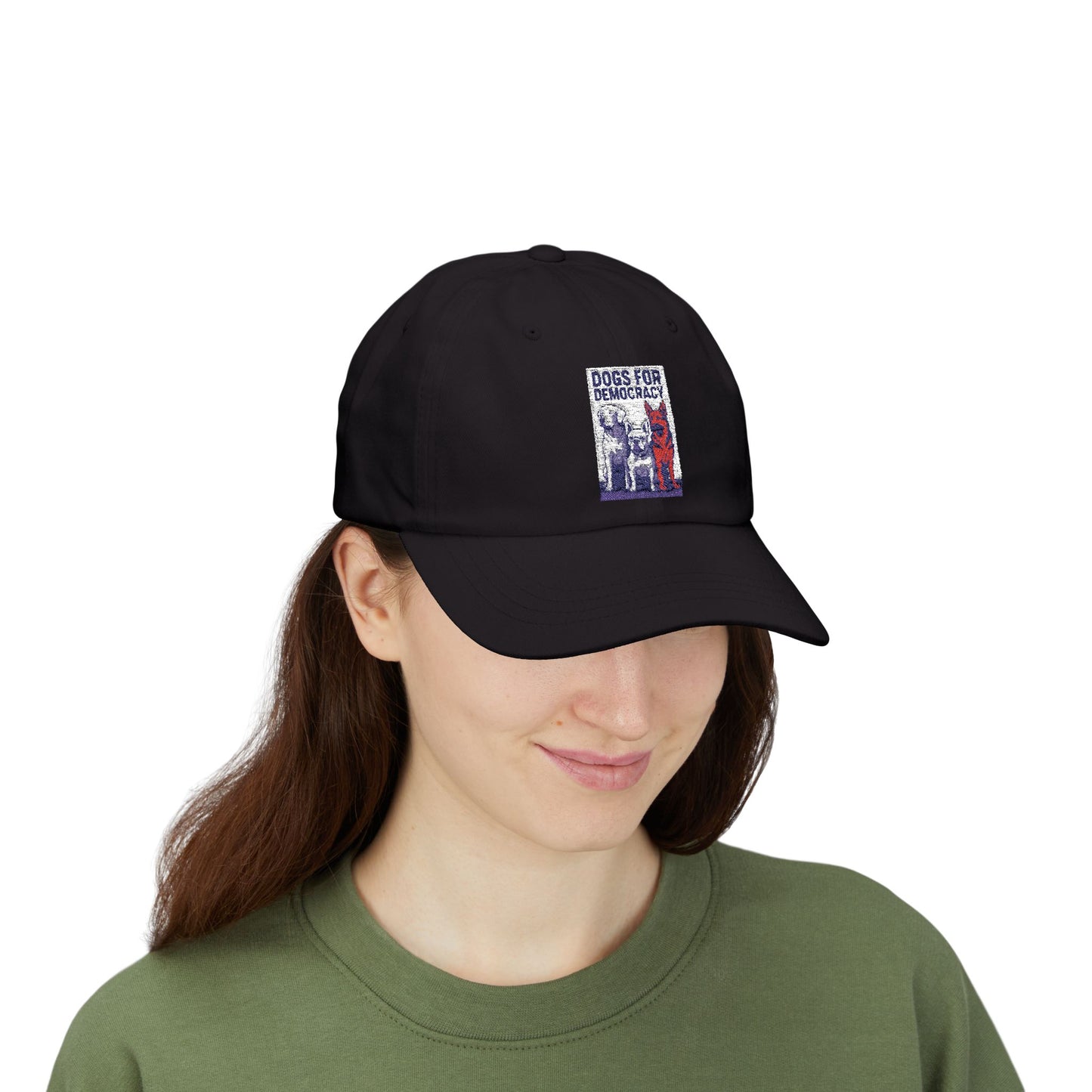 Dogs For Democracy Logo Baseball Cap (3 colors)