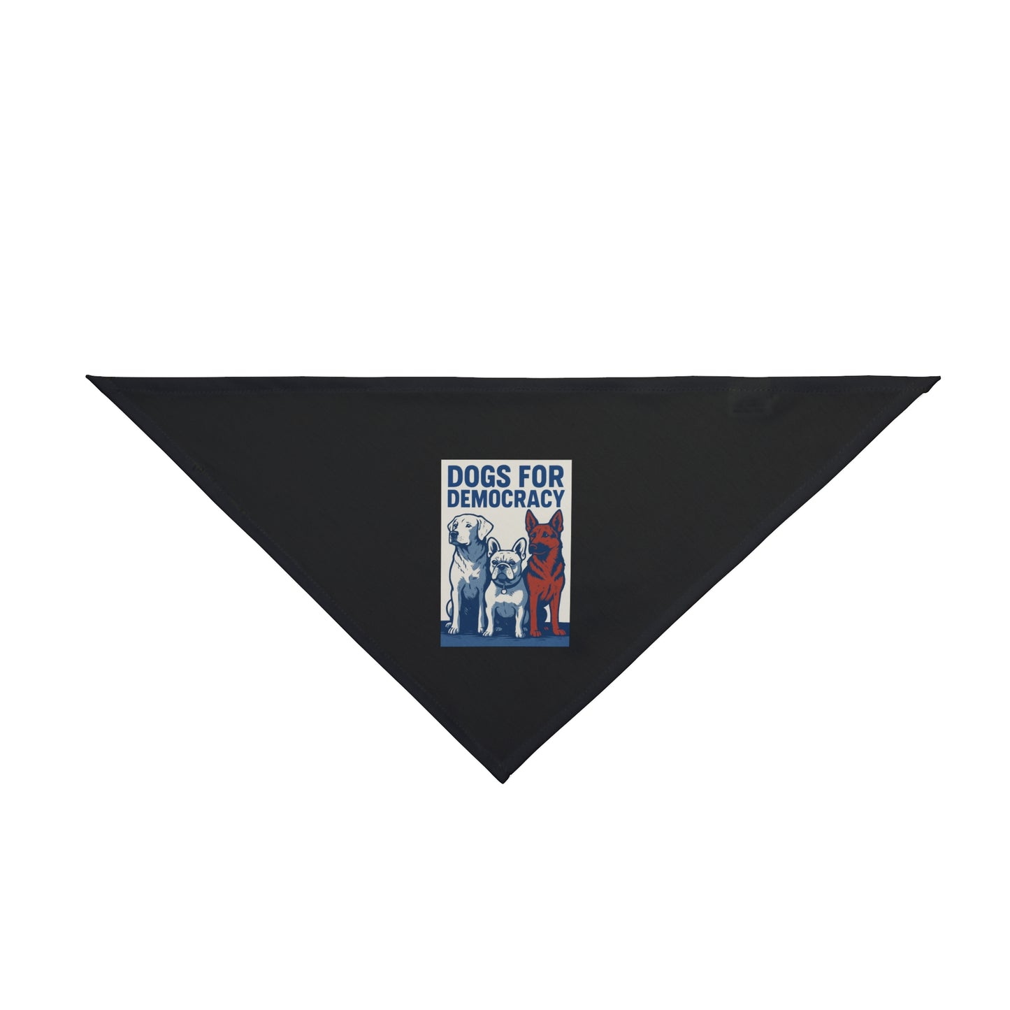 Exclusive Dogs for Democracy Design Tie Bandana