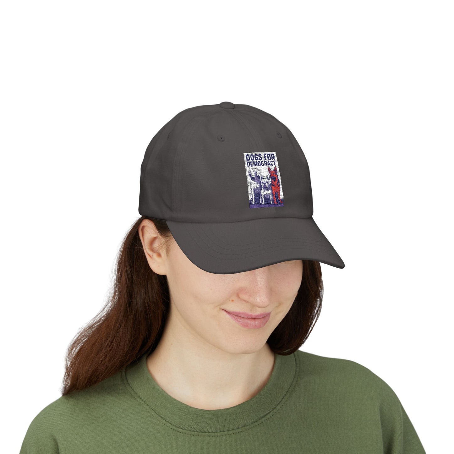 Dogs For Democracy Logo Baseball Cap (3 colors)