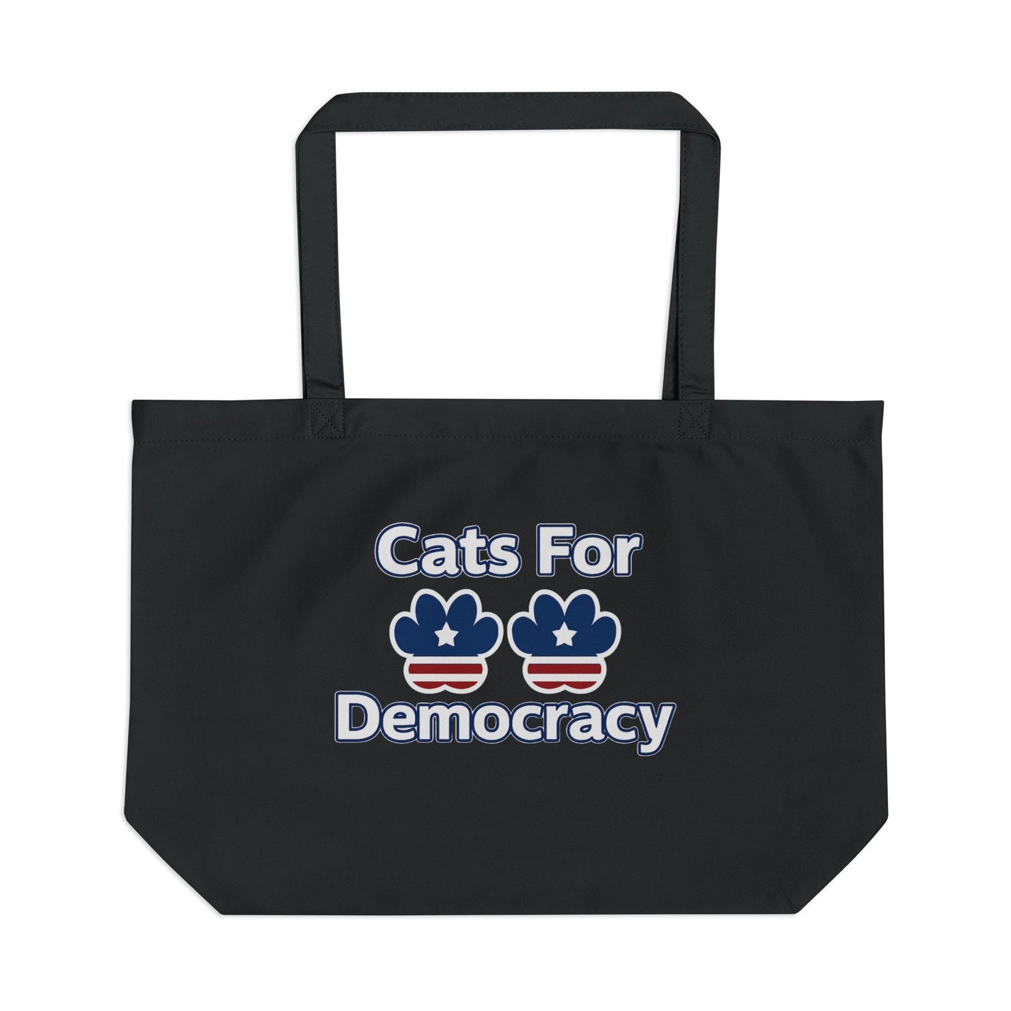 Cats for Democracy Eco XL Tote Bag