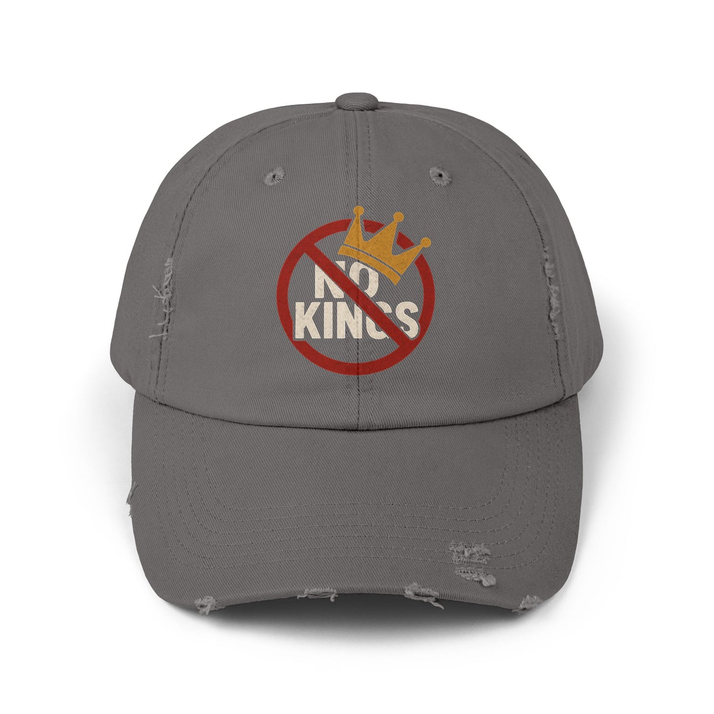 No Kings Distressed Cap