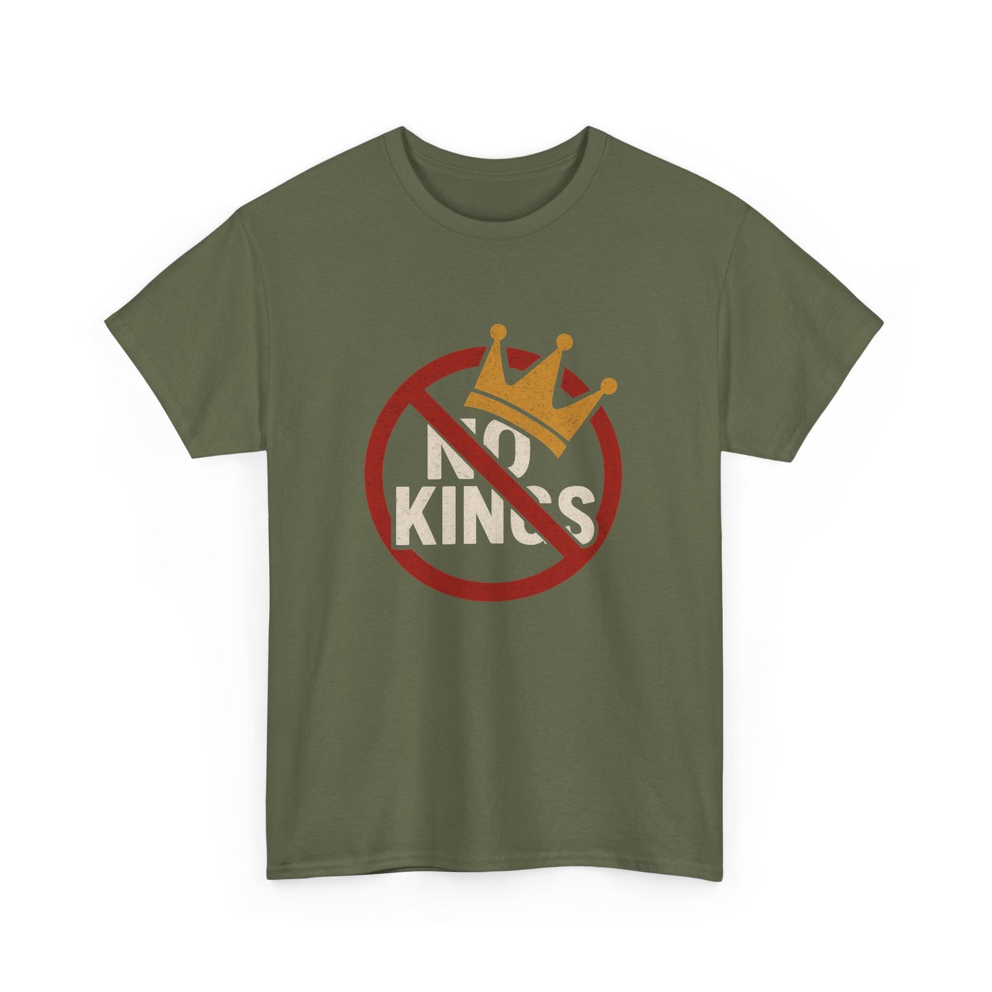 No Kings Heavy Duty Unisex Tee Sizes Small - 5XL (8 colors)