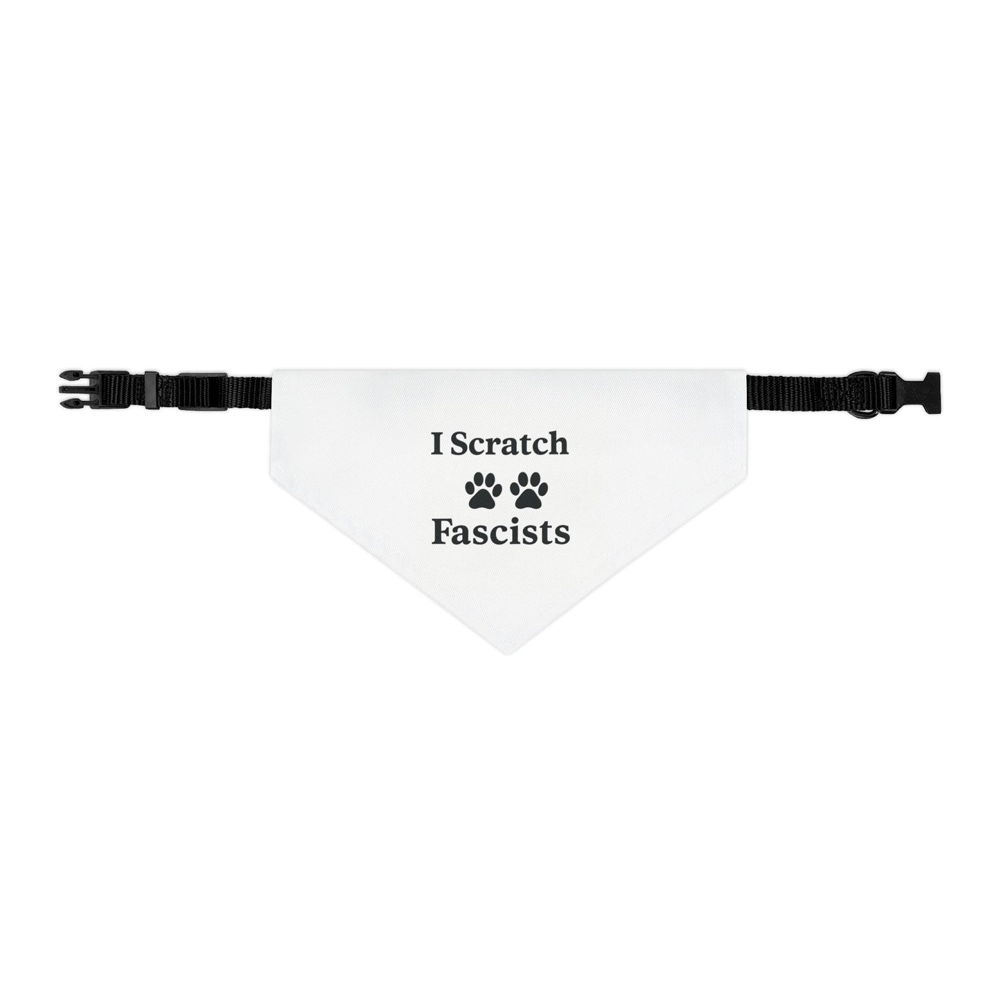 I Scratch Fascists Cat Bandana and Collar