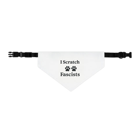 I Scratch Fascists Cat Bandana and Collar