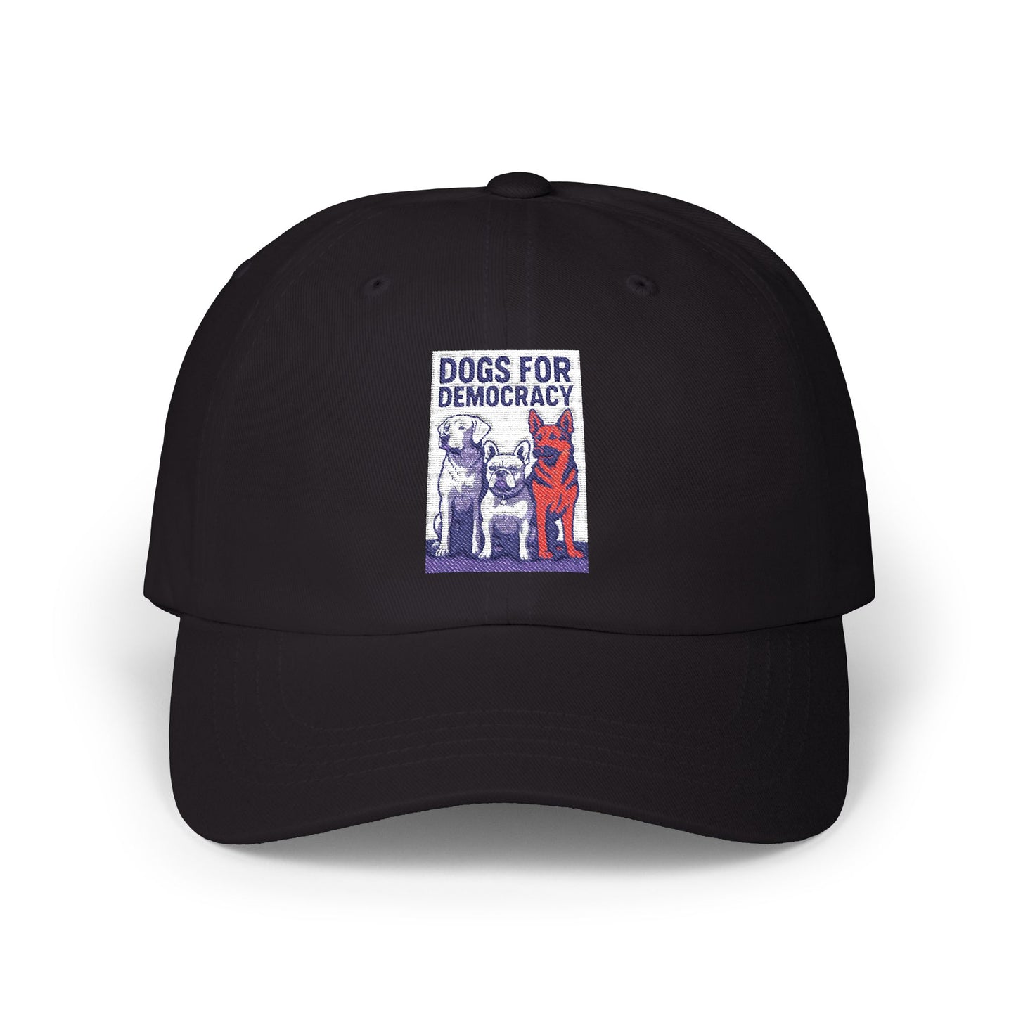 Dogs For Democracy Logo Baseball Cap (3 colors)